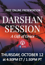 September Darshan Session - A Gift of Grace - Panache Desai